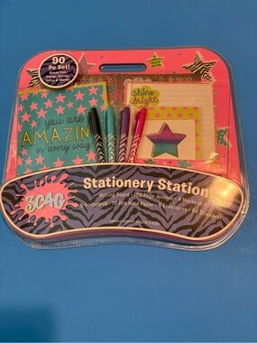 3C4G Stationery Station with pens, envelopes, a journal, postcards, and more!